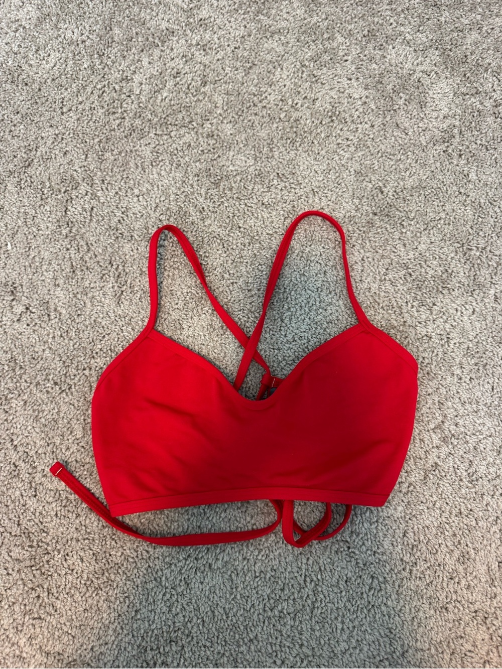 Jolyn Grayson Red Women’s Bikini Top - 2XL